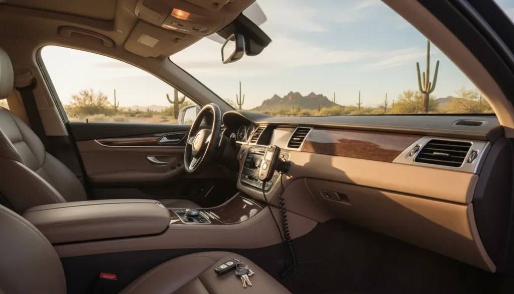 Arizona ignition interlock requirements device in a vehicle
