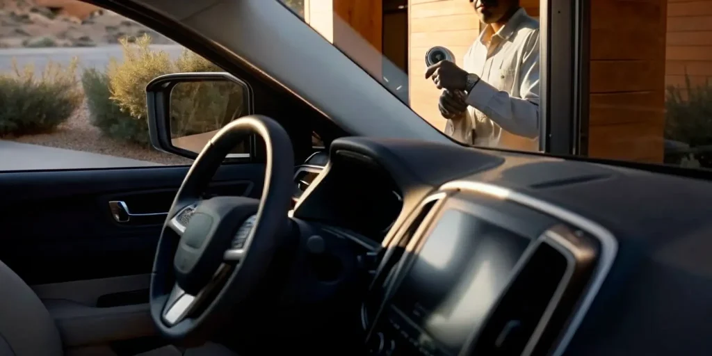 Mobile ignition interlock installation at an Arizona home